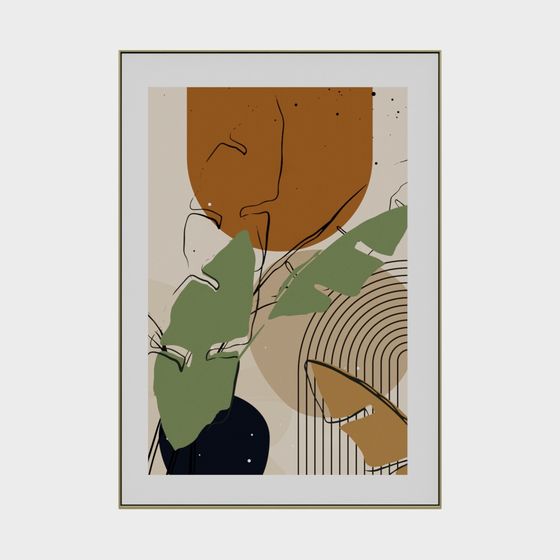 Unique Abstract Geometric 3D Model