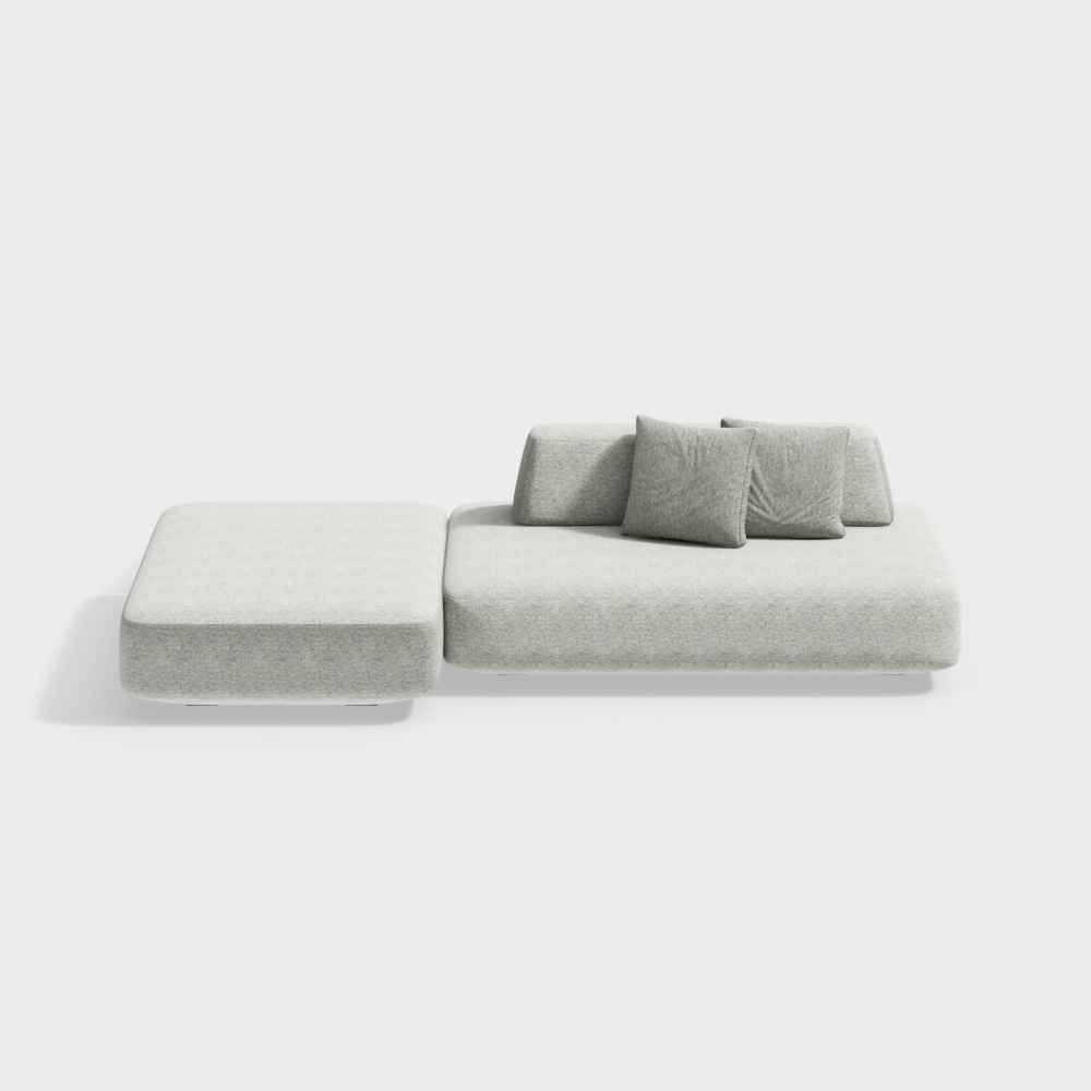 Sofa đôi tại nhà phong cách hiện đại tối giản