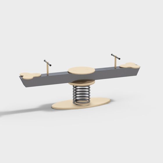 Fun and Playful Teeter-Totter 3D model