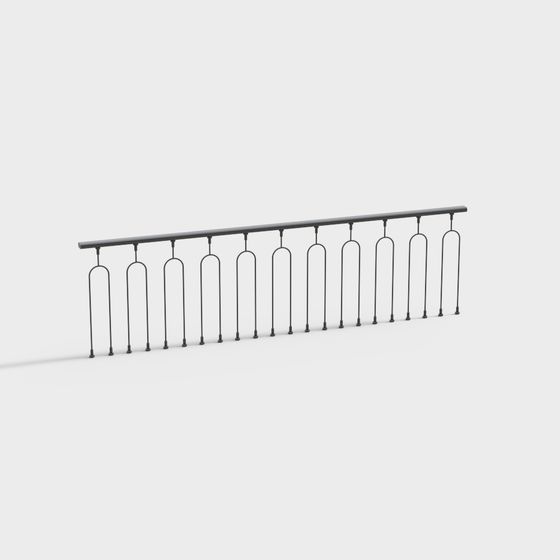 Urban Railing 3D model