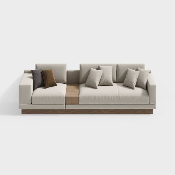 Urban Comfort Sofa 3D model