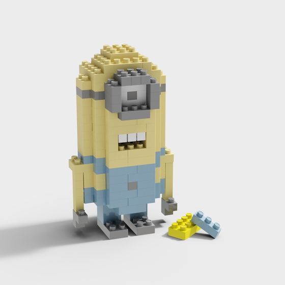 Lego Minion 3D Model – Low Polygon & High Detail