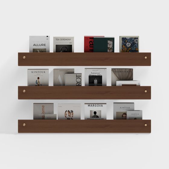 Urban Elegance Bookshelf 3D model