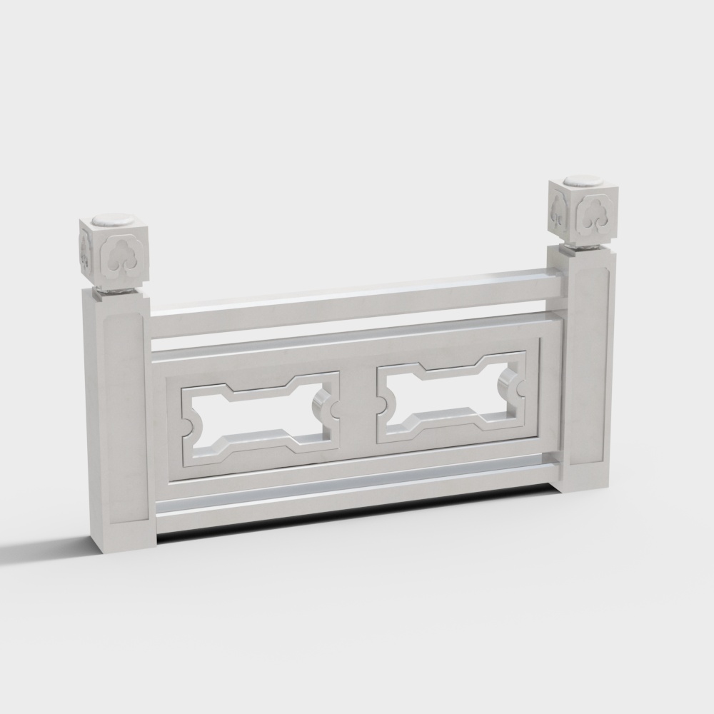 Traditionelles chinesisches Stein-Geländer