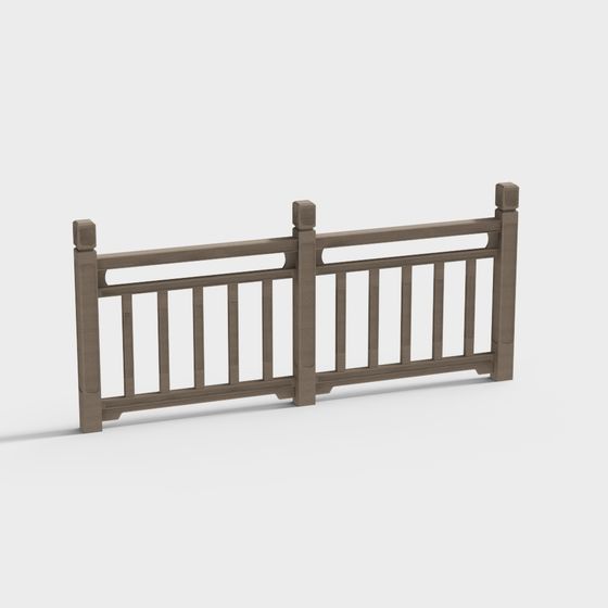 Classic Railing 3D Model