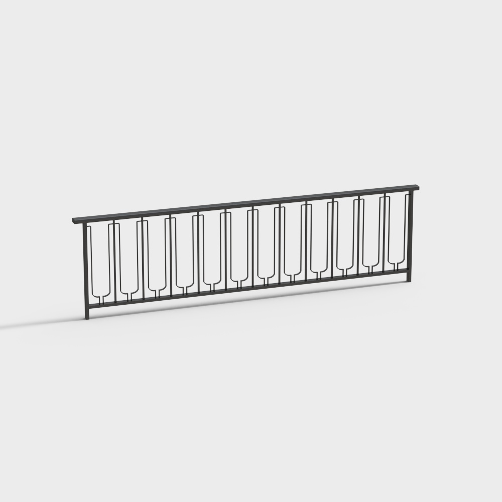 Кованое металлическое ограждение