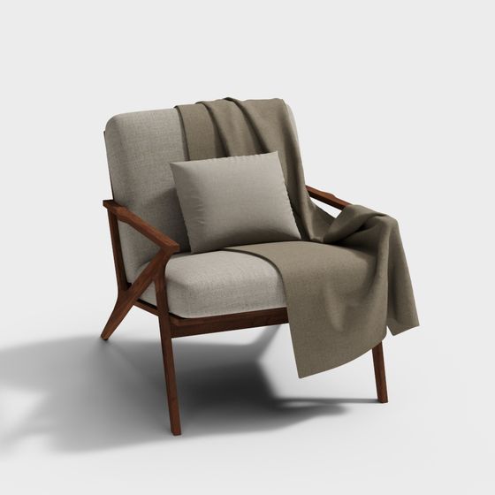Cozy Lounge Chair 3D model