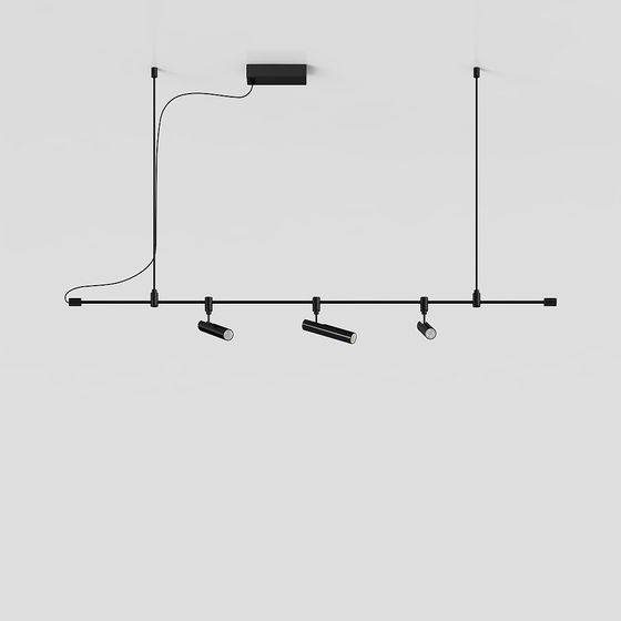 Stylish Track Light Series 3D model