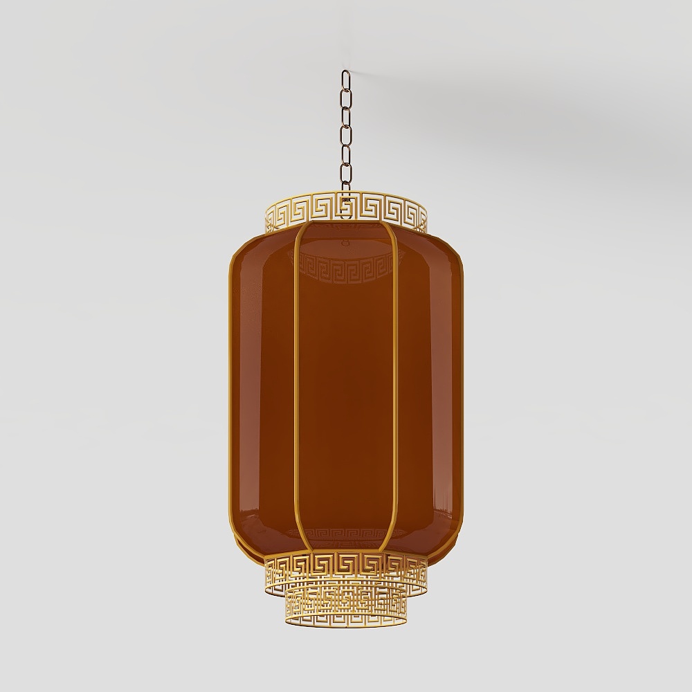 ネオチャイナスタイルのランタンペンダントライト