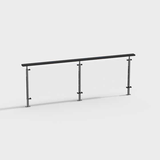 Urban Railing 3D model for Contemporary Designs