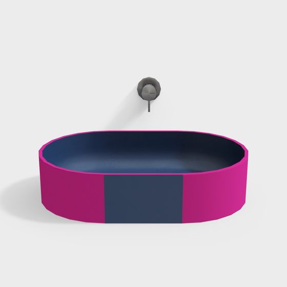 Minimalist Sink 3D model for Modern Design