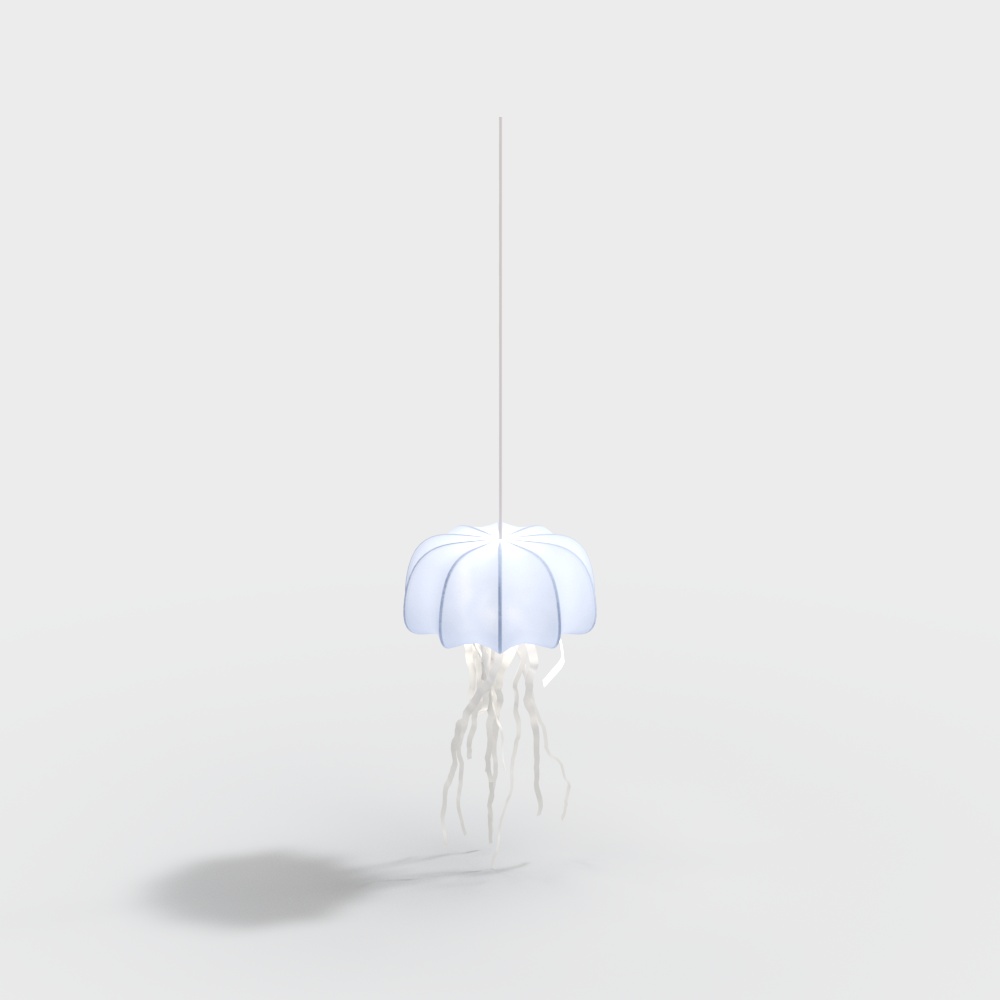 Stylish Jellyfish Lamp 3D model