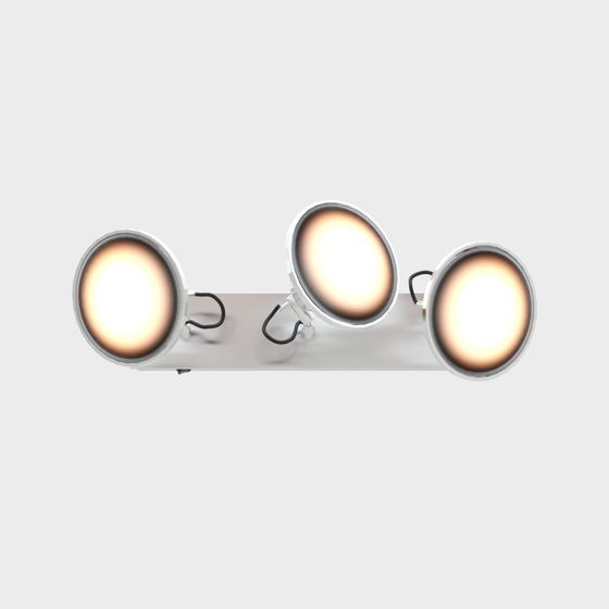 Modern Tri-Head Wall Light 3D model