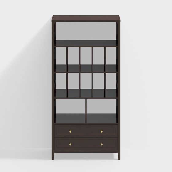Urban Elegance Bookshelf 3D model