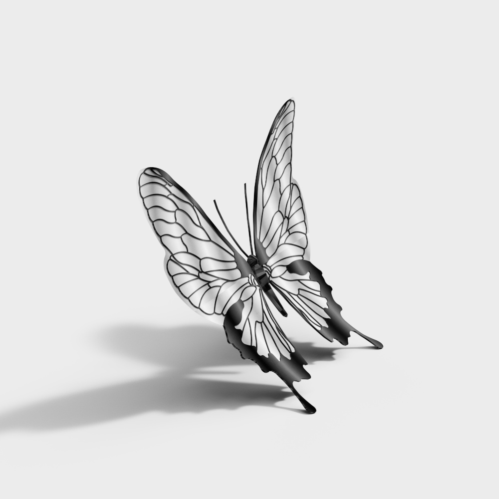 Dreamy Butterfly 3D model