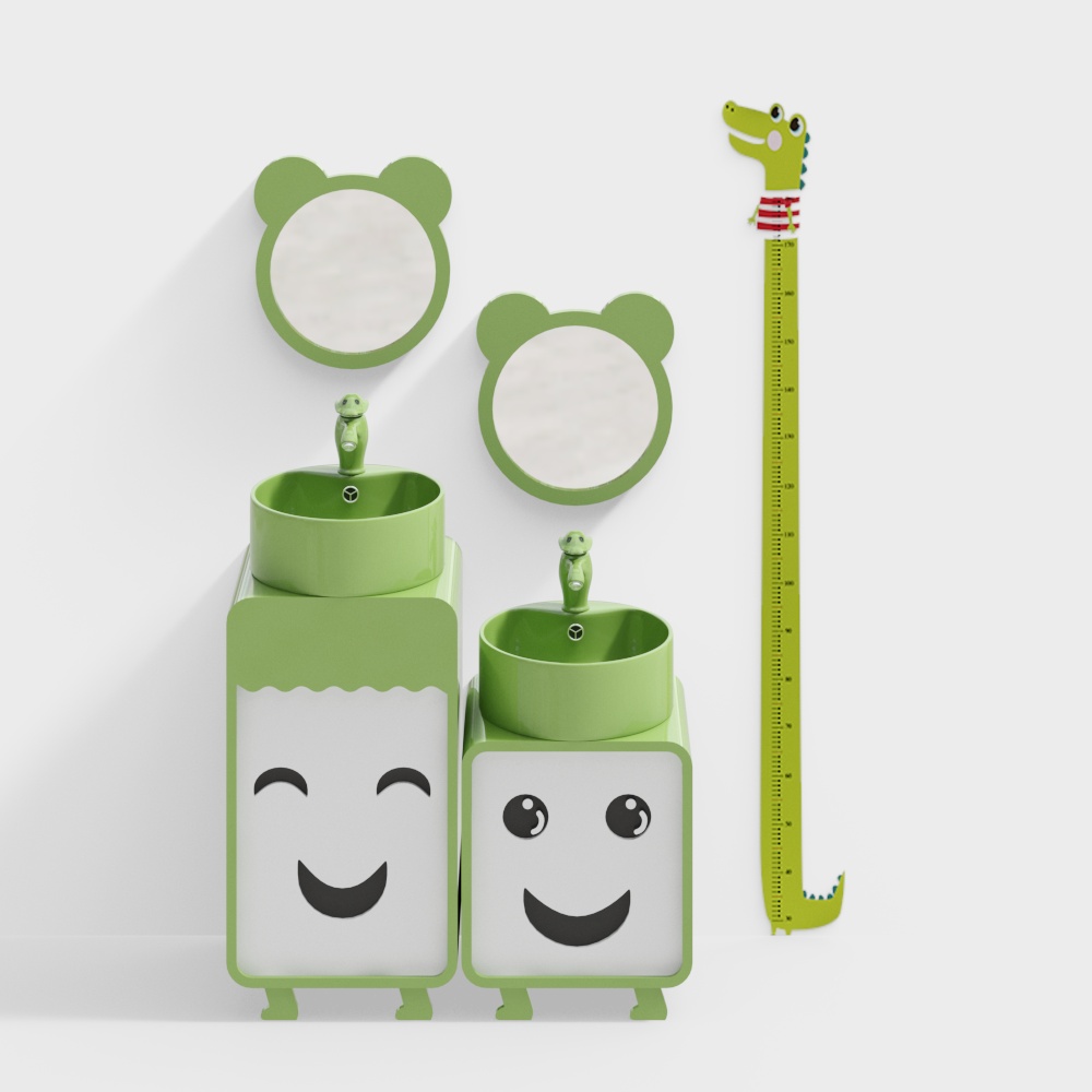 Early Childhood Education Children's Green Sink