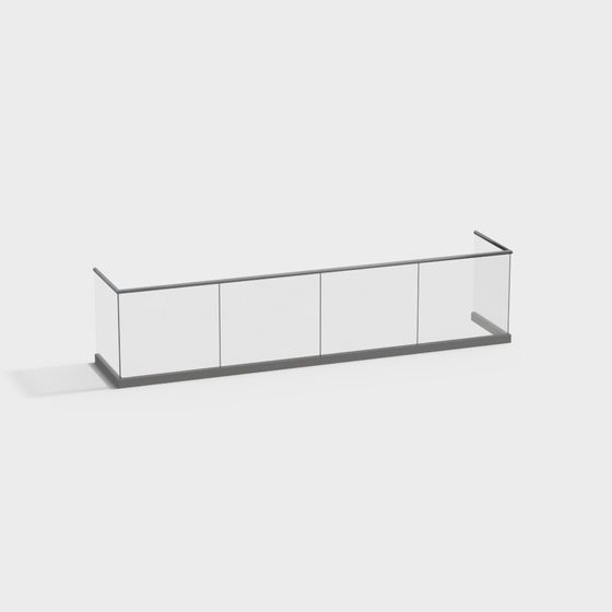 Elegant Display Cabinet 3D model for Modern Interiors
