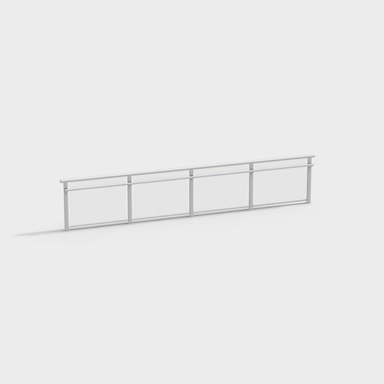 Minimalist Urban Railing 3D model