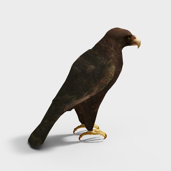 Majestic Soaring Eagle 3D model