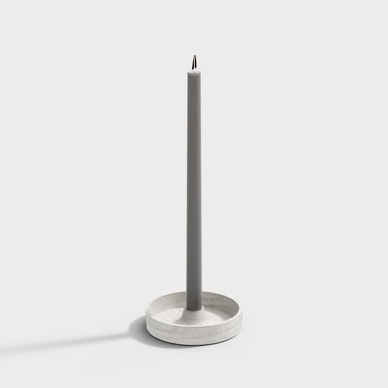 Modern Minimalist Candle Holder 3D model