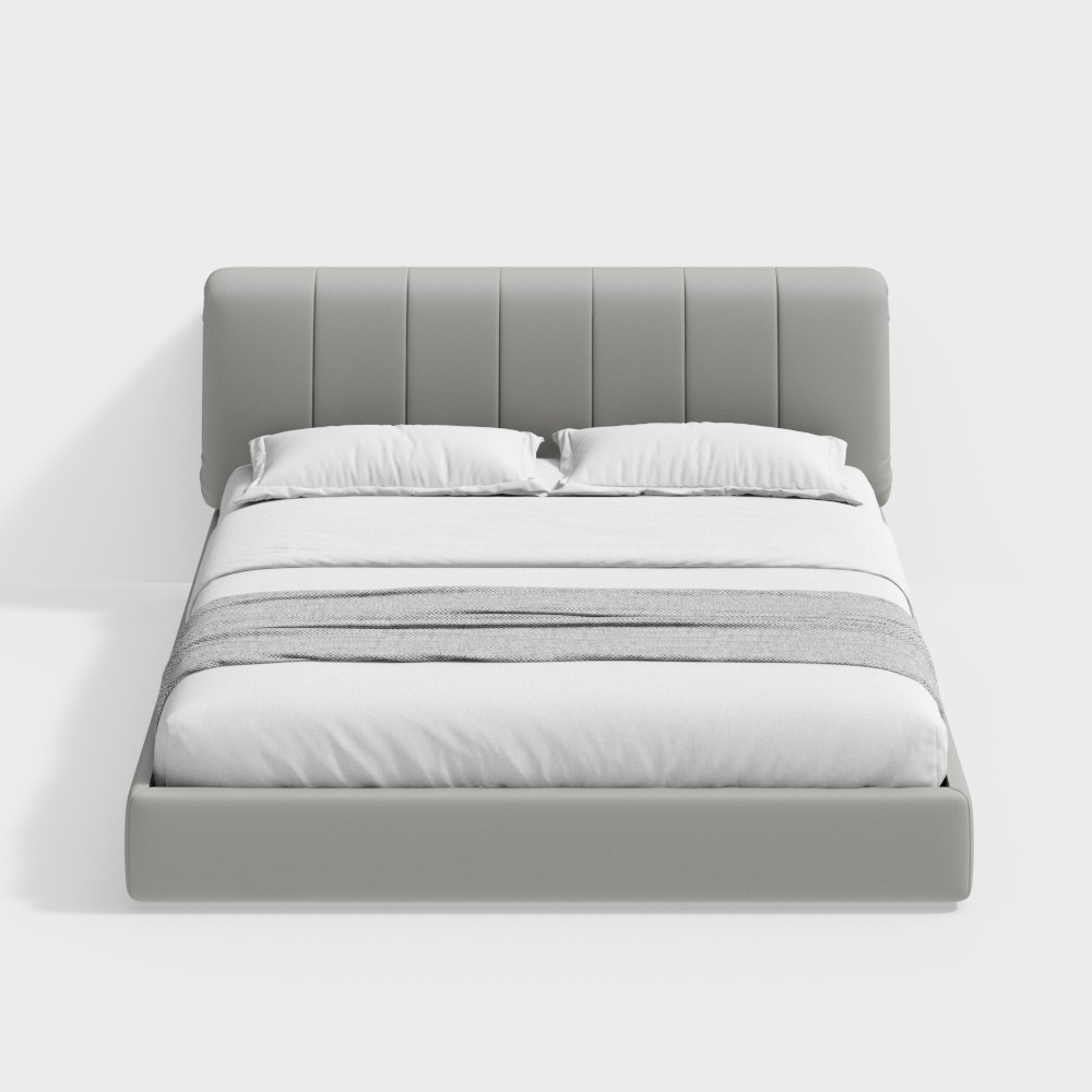 Cama Doble Minimalista Moderna