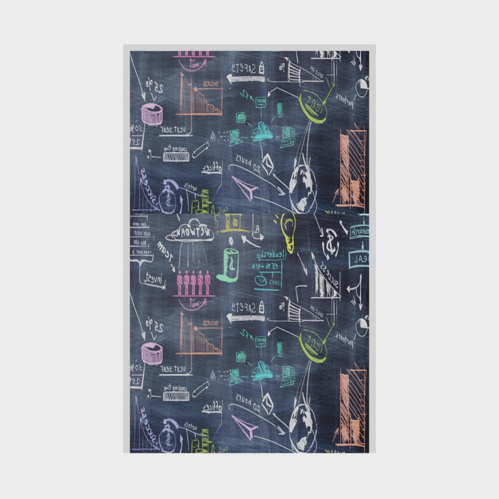 Area Graffiti Decorativa da Parete per Asilo