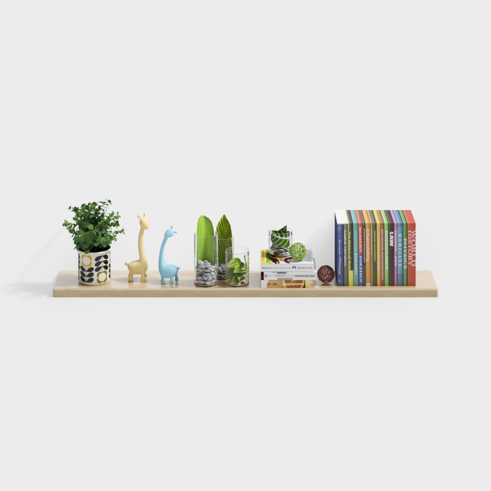Kindergarten Wall-mounted Bookshelf