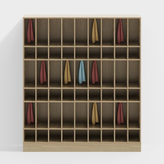 Multifunctional Storage Cabinet 3D Model