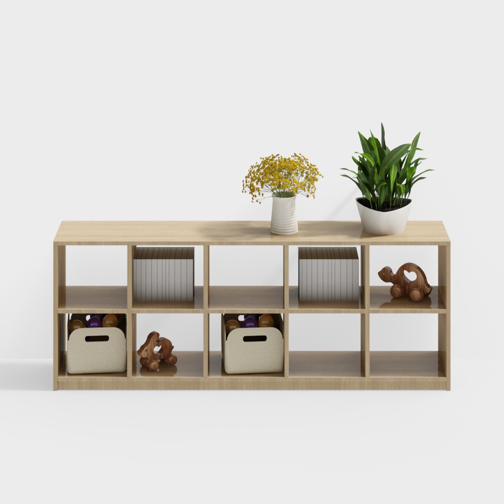 Preschool Provides Half-Height Bookshelf