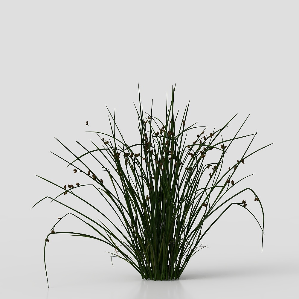 Lush Low-Poly Grass 3D Model for Nature Scenes