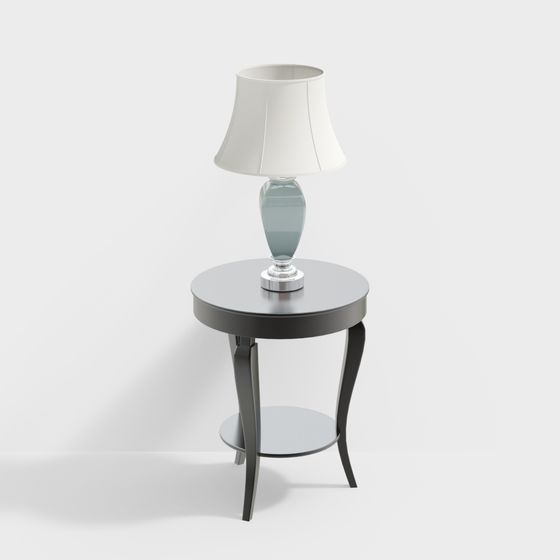 Elegant Round Table 3D model for Modern Interiors