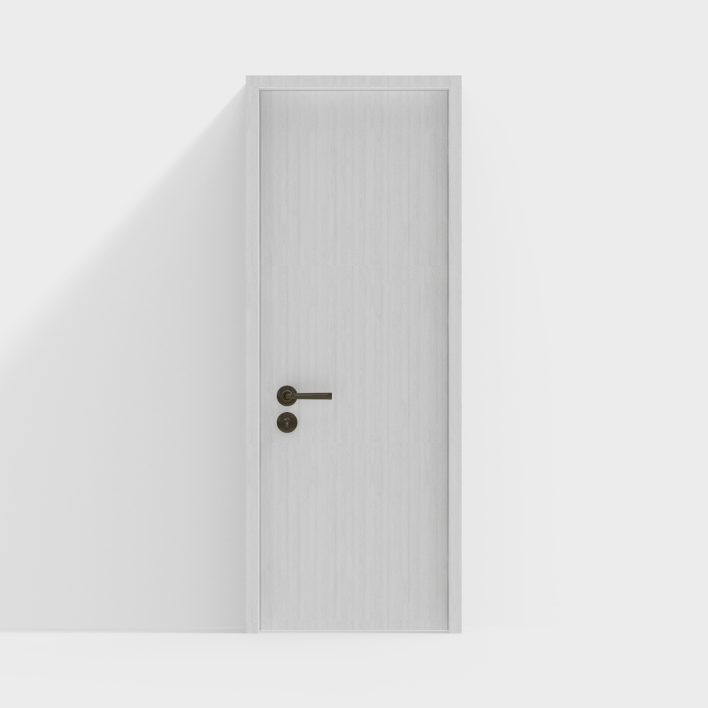 シンプルな寝室のドア