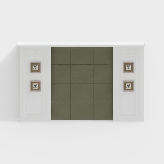 City Gate 3D model for Modern Design Projects