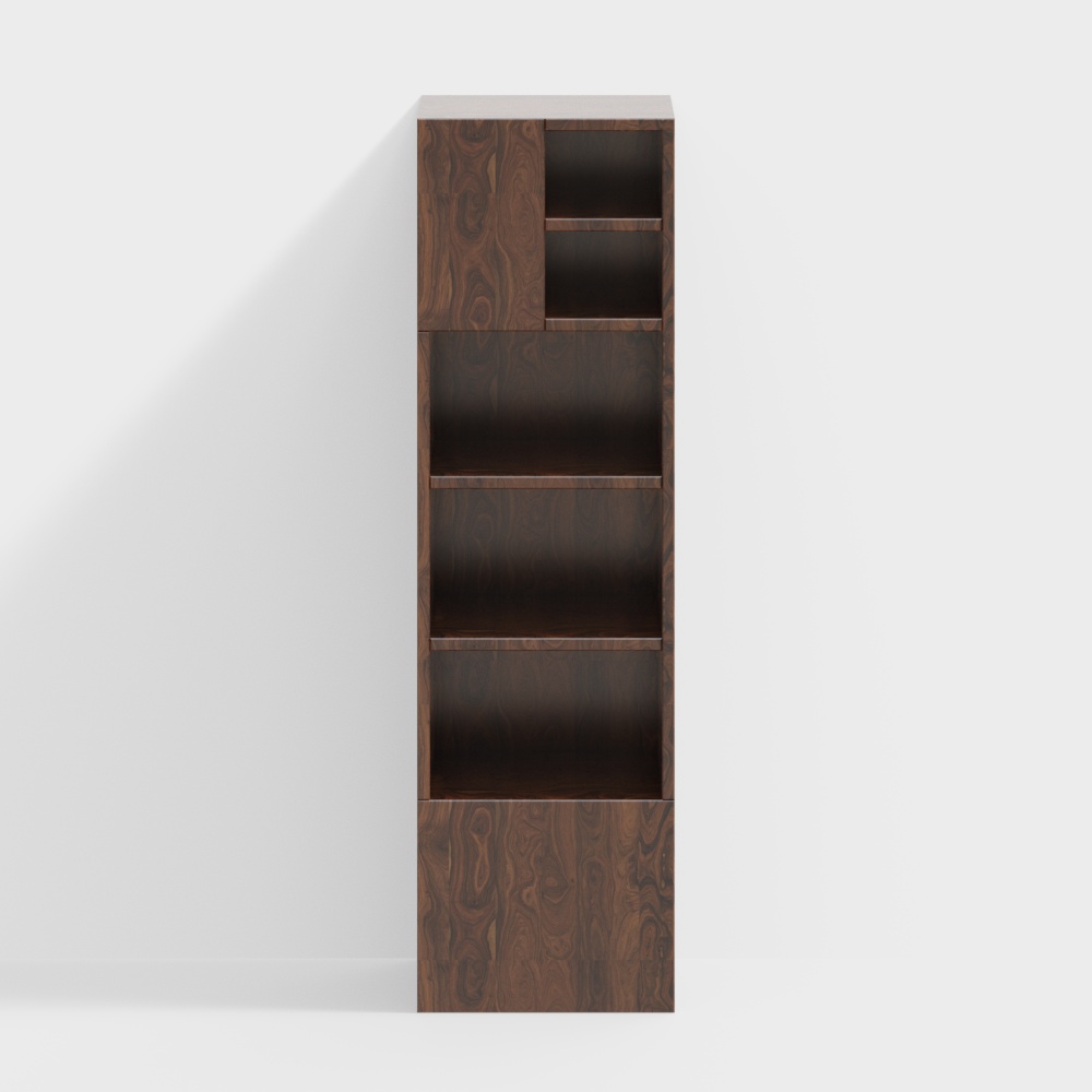 Bibliothèque Vintage en Bois