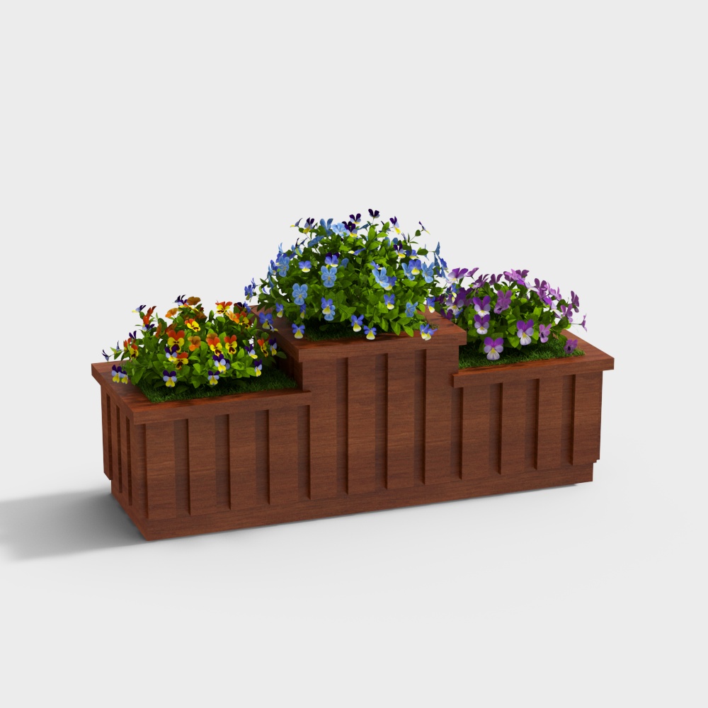Modern Plant Flower Trough