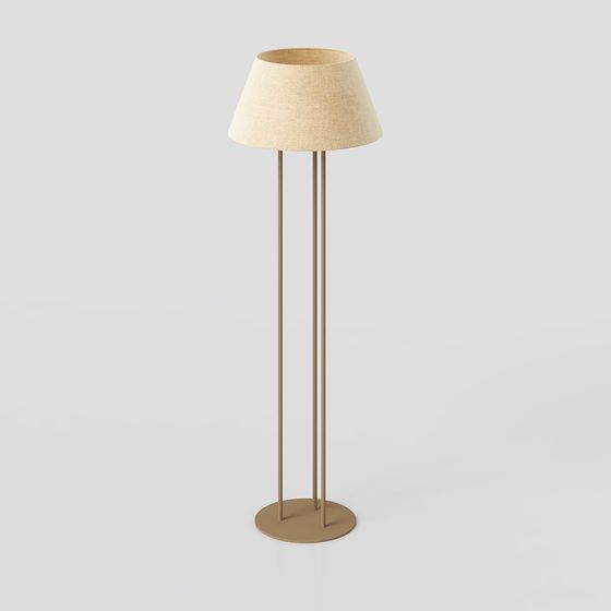 Minimalist Floor Lamp 3D model for Contemporary Spaces