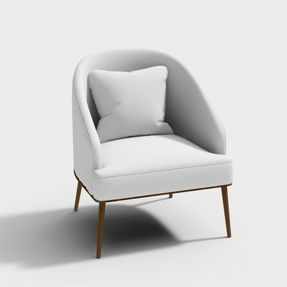 Cozy Corner Chair 3D model