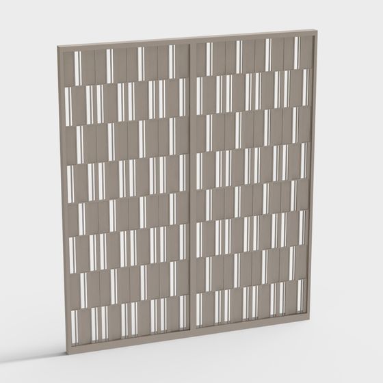 Geometric Low-Polygon Design 3D Model