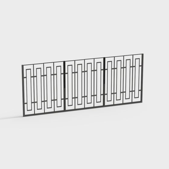 City Gate 3D model - Unique Low-Poly Design