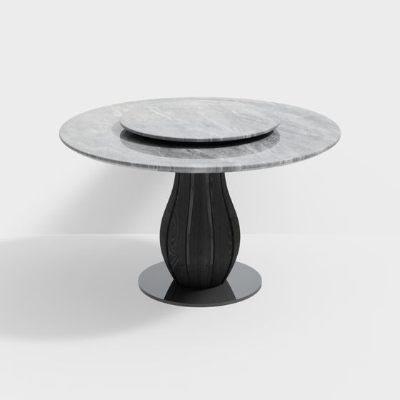 Elegant Round Table 3D Model for Modern Aesthetics