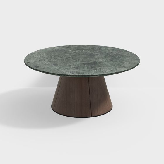 Elegant Round Table 3D model for Modern Interiors