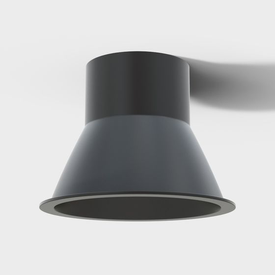 Minimalist Cone Lampshade 3D model