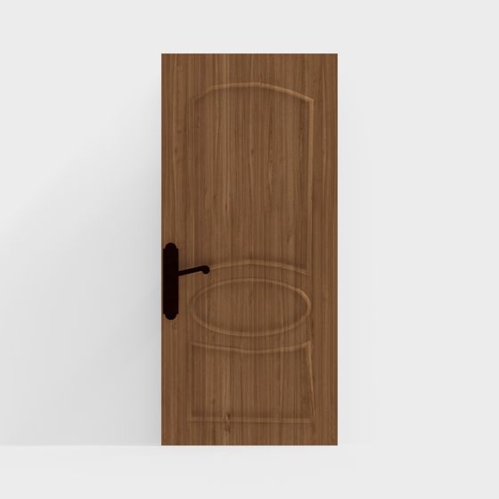 Vintage Wooden Door 3D Model for Creative Design