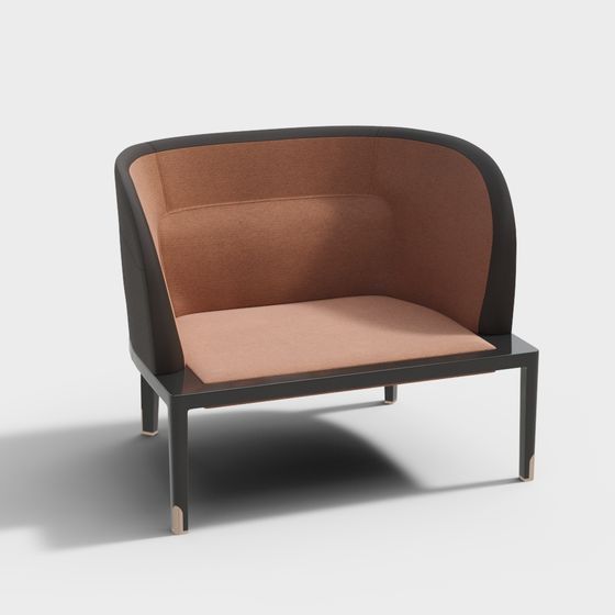 Modern Vintage Elegant Sofa 3D model