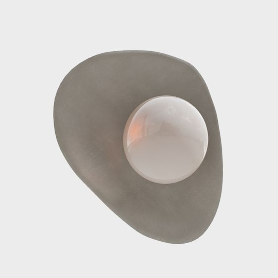 Flowing Stone Lamp 3D model for Interior Design