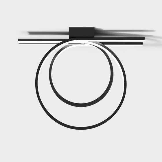 Stylish Minimalist Geometric 3D model for Creative Projects