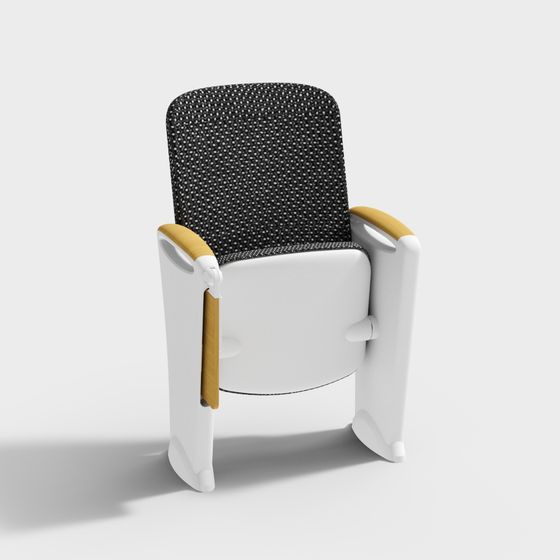 Elegant Low-Polygon Armchair 3D Model