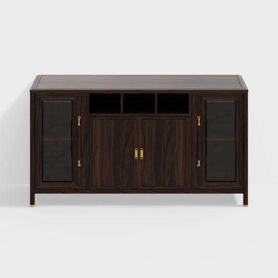 Elegant 3D Model TV Cabinet for Modern Interiors