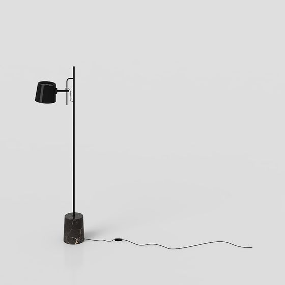 Urban Shadow 3D model - Contemporary Low-Poly Lamp Design