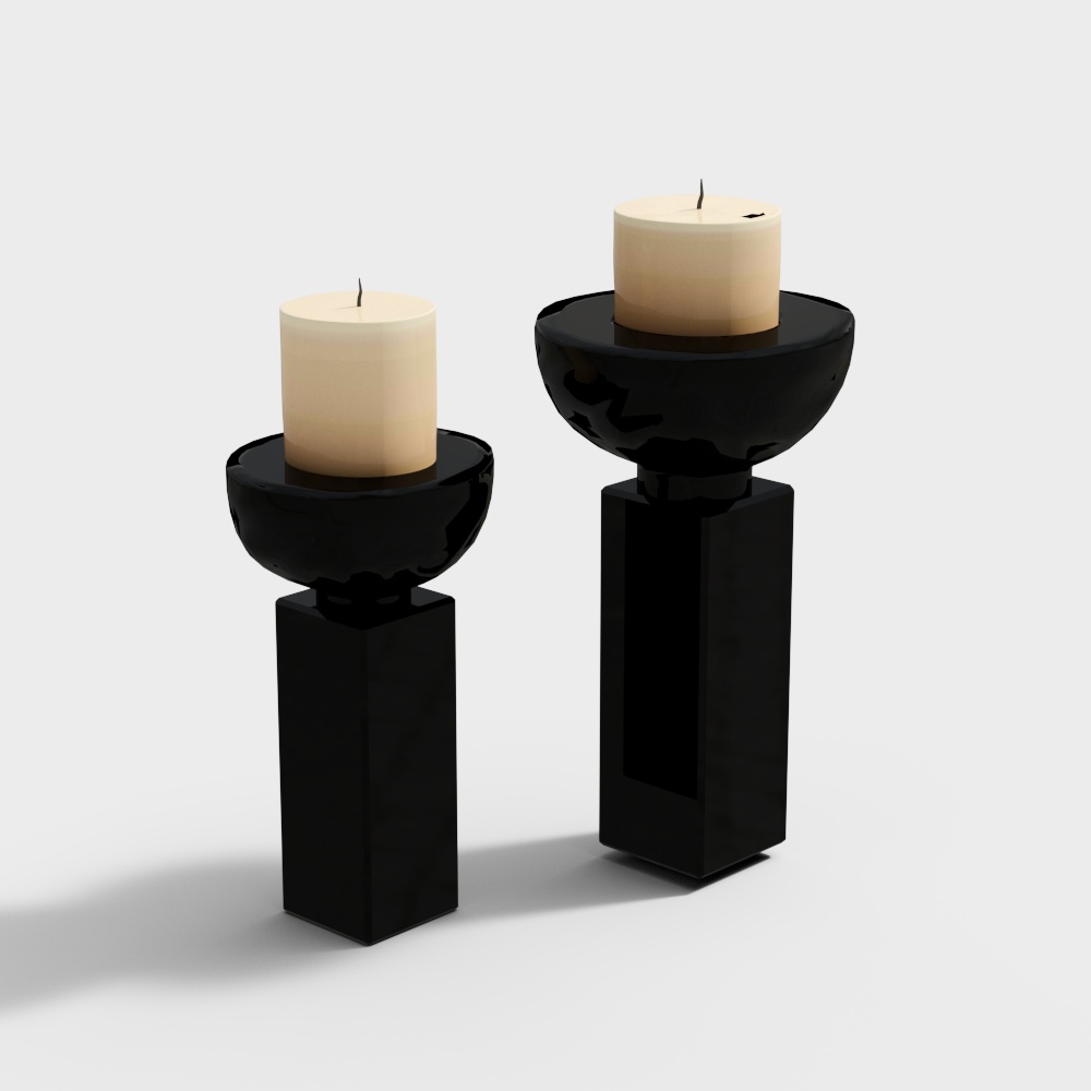 Ornement de bougeoir de style européen